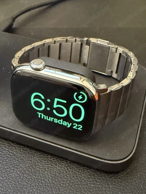 Apple Watch Hermes Series 8 45 mm Silver Stainless Steel + Sportarmband