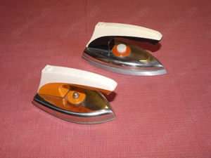 2 Kinderbügeleisen Puppenbügeleisen Rauco 70er retro vintage