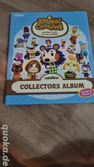 Animal Crossing Amiibo Collectors Album Serie 3 + 15 Karten