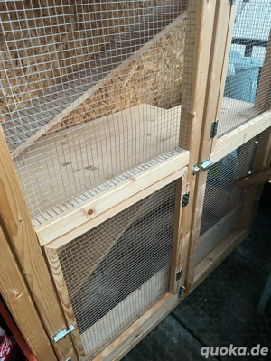 Hochwertiger Holzkäfig für Kleintiere zu verkaufen