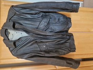 Herren-Lederjacke (Schwarz) Bild 3