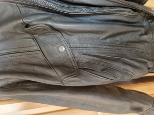 Herren-Lederjacke (Schwarz) Bild 4
