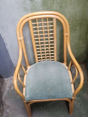 Ratan Stuhl gepolstert