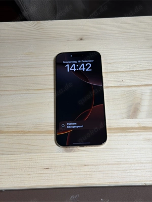 Apple IPhone 16 Pro Max - 256GB   Wüstensand  Akku 98%