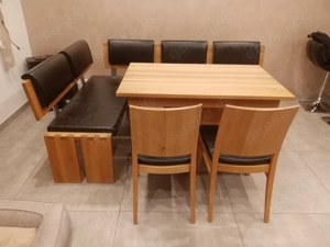 Sitzgruppe, Sitzgarnitur, Essgruppe, Eckbank, Esstisch, Tisch