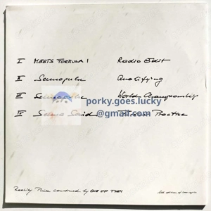 One Of Them - Meets Formula 1 1995 Limited Edition, Numbered, White Label 12" Vinyl Hardcore, Techno Bild 4