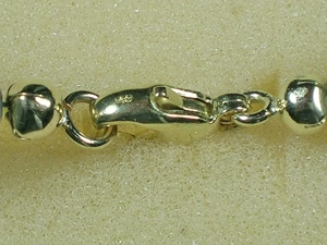 NEU: Kette 45 oder 50 cm mit Mondstein 375 Gold Karabiner Bild 7