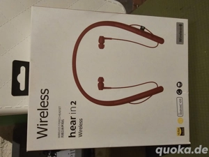 Kopfhörer In-Ear Headset Wireless Rot NEU