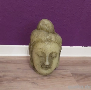 Buddha Kopf in Steinoptik   Zen Deko   Top Zustand