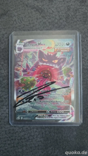 pokemon gengar vmax zero of time unterschrift