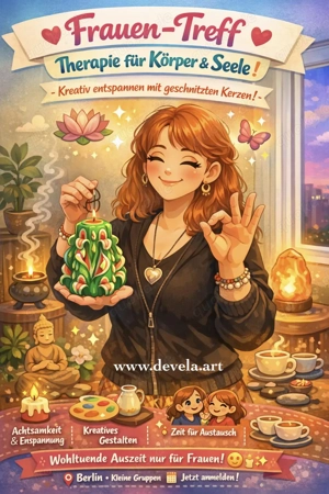 Frauen-Treff: Kreativer Kerzen-Workshop   Zeit für Körper & Seele | Berlin 