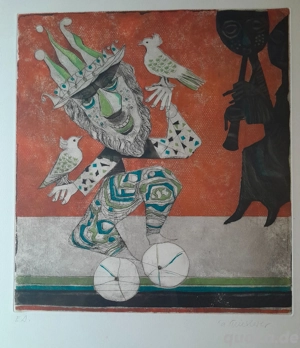 Alfred Finsterer - Untitled - Kunstdruck   Radierung sig. e.a.