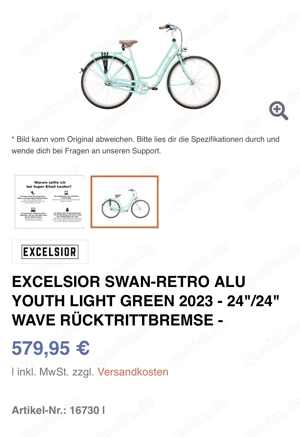 Kinderfahrrad 24 Zoll 3 Gang Top Zustand Bild 10