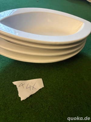 8x Ovale Servierschalen 