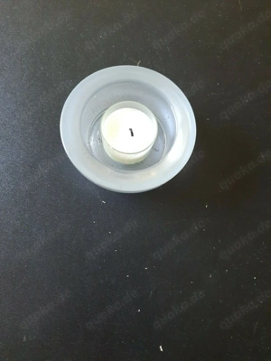 Teelichthalter Glas