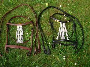 2 x Portugiesisches   Spanisches Zaumzeug Reittrense Größe FULL