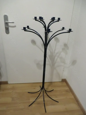 Kerzenständer 12-armig, Höhe 113 cm., Metall