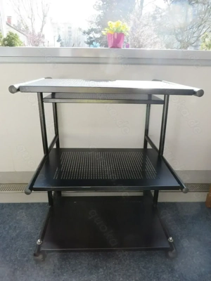 Computertisch, Schreibtisch, Arbeitstisch mobiler Bürotisch PC Tisch mit Ablagen