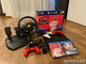 PlayStation 4 Pro 1 TB (CUH-7216B) + viel Zubehör