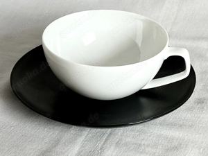 Rosenthal TAC Gropius Schwarz   Teeservice für 6 Personen   unbenutzt