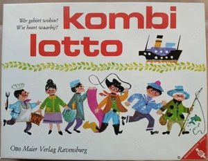 Kinderspiel  Kombinationsspiel  Legespiel  Ravensburger Spiel Nr. 15.026 Kombi-Lotto 