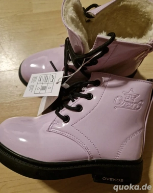 neu kinderstiefel rosa 