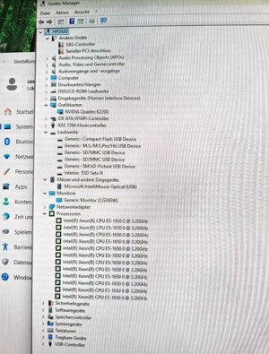HP Workstation Z420 Xeon E5-1650, 64 GB Ram, 4 GB Quadro, Win 11 Bild 8