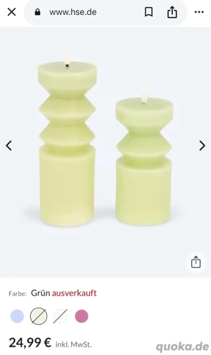 hse kerzen neuwertig