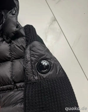 C.P. Company Down Jacket with Knitted Sleeves