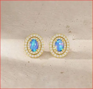  Natural Ethiopian Opal Earrings Timeless Gemstone Jewelry