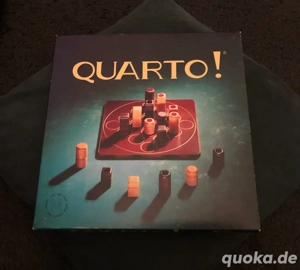 Quarto | Taktisches Holzspiel | Hochwertiges Strategiespiel | 2 P. | Familienspiel | Brettspiel