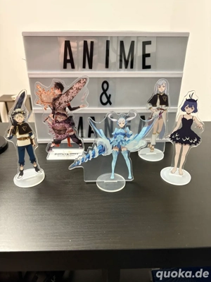 Anime Black Clover Acryl Ständer Figuren Asta Yuno Noelle Nero