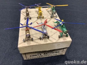 Dinky Toys Prewar 60f Cierva Autogiro Trade Box mit 6 Modellen