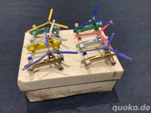Dinky Toys Prewar 60f Cierva Autogiro Trade Box mit 6 Modellen Bild 2