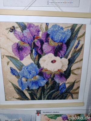 Bild Diamant Mosaik Blumen 