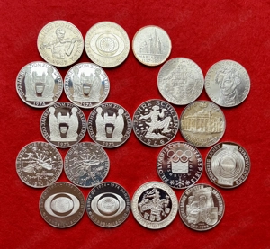 Österreich 8 x 100, 10 x 50, 1 x 25 Schilling = 266 Gramm Feinsilber