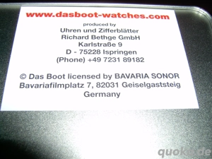 Armbanduhr Das Boot NEU Preisänderung von 75  auf 50  Bild 9