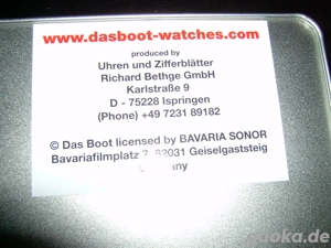 Armbanduhr Das Boot NEU Preisänderung von 75  auf 50  Bild 8