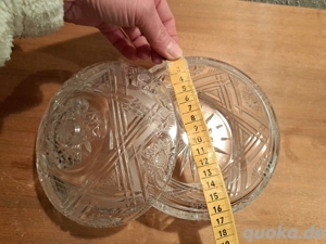 Glasschale mit Deckel,Glas,Schale,Schüssel,Durchmesser ca.15cm Bild 5