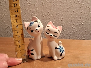 Katzen,Figuren,Keramik,kleine Katzen