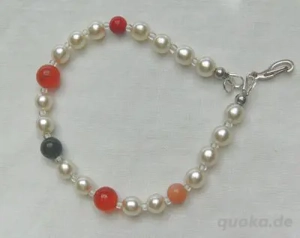 Armband mit einen kleinen Edelsteinmix Bild 2