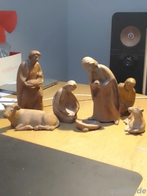 Krippenfiguren aus Holz 20 cm 
