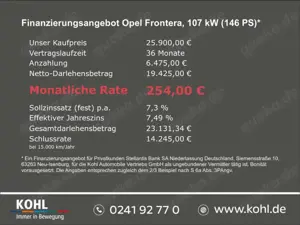 Opel Frontera GS 1.2 145PS Hybrid 7-Sitzer Navi PDCv+h Klimaauto Bild 3