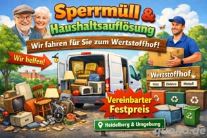 Sperrmüll & Haushaltsauflösung, wir entsorgen Ihren Sperrmüll 