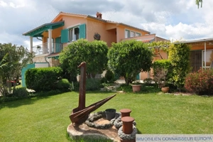 Kroatien Istrien Haus - Pool - Panorama - Meerblick 