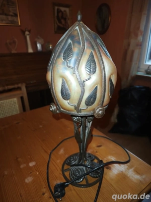 Tiffany Tischleuchte oval Top 230VAC