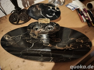 Antikes Schreibtisch Set marmor Schreibtischgarnitur Vintage
