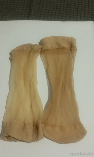 Getragene Nylon Söckchen*Duftig* Bild 2