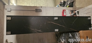 Sideboard in Mamor Optik schwarz