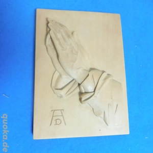 Betende Hände von Albrecht Dürer Holz altes Bild Handgeschnitzt Oberammergau